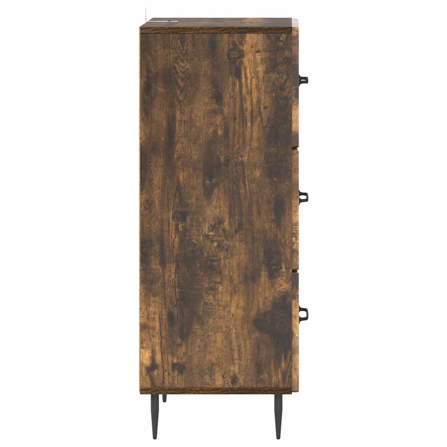 vidaXL Drawer Cabinet Smoked Oak 33 x 34.5 x 89.5 cm Engineered Wood