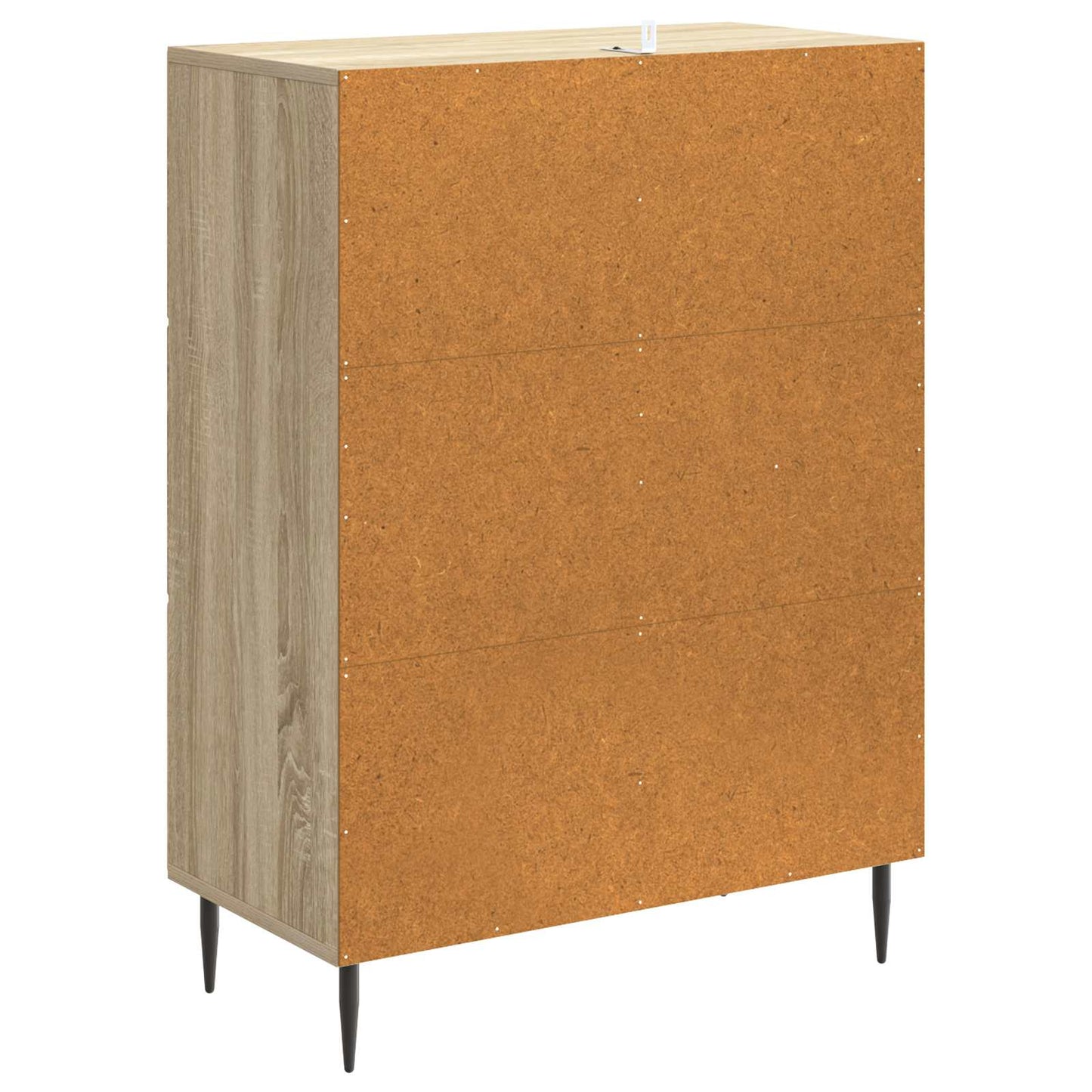 vidaXL Sideboard Sonoma Oak 66 x 34.5 x 89.5 cm Engineered Wood