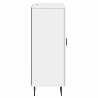 vidaXL Sideboard High Gloss White 66 x 34.5 x 89.5 cm Engineered Wood