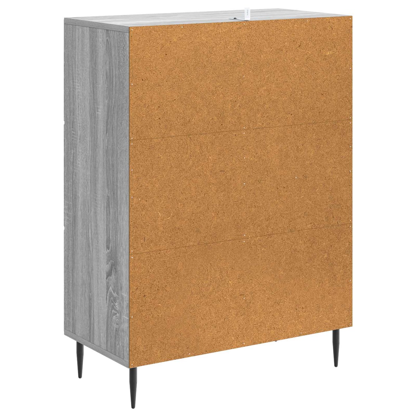 vidaXL Sideboard Grey Sonoma 66 x 34.5 x 89.5 cm Engineered Wood