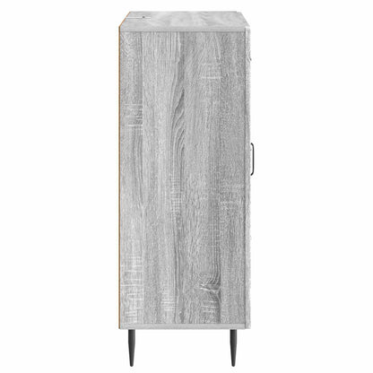 vidaXL Sideboard Grey Sonoma 66 x 34.5 x 89.5 cm Engineered Wood