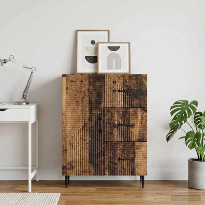 vidaXL Sideboard Old Wood 66 x 34.5 x 89.5 cm Engineered Wood