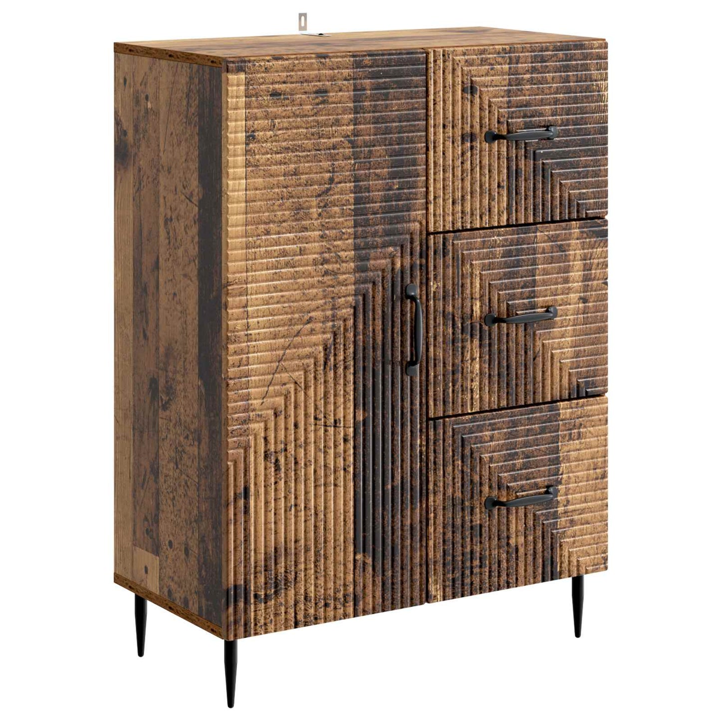 vidaXL Sideboard Old Wood 66 x 34.5 x 89.5 cm Engineered Wood