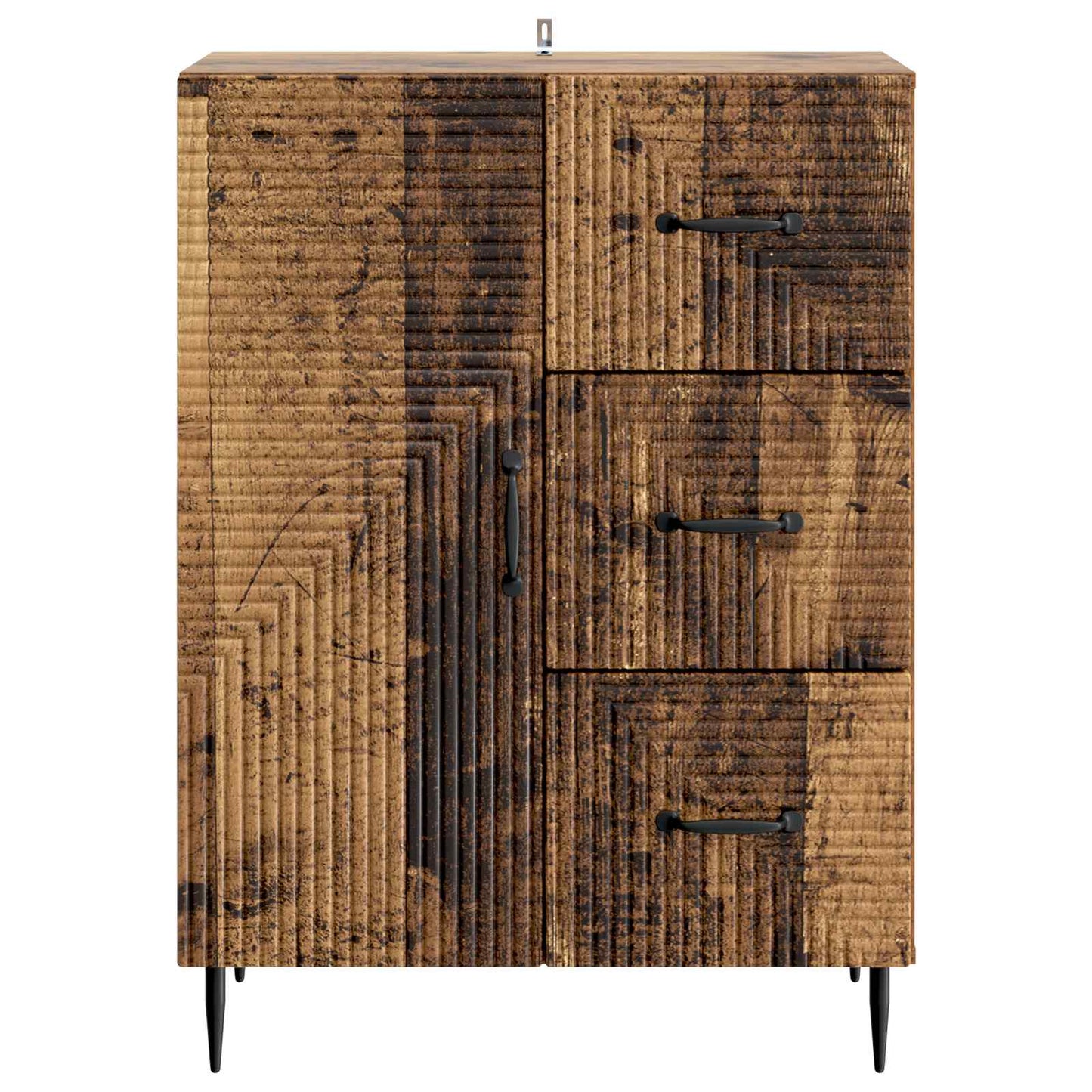 vidaXL Sideboard Old Wood 66 x 34.5 x 89.5 cm Engineered Wood
