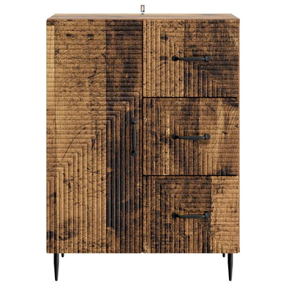 vidaXL Sideboard Old Wood 66 x 34.5 x 89.5 cm Engineered Wood