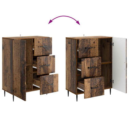 vidaXL Sideboard Old Wood 66 x 34.5 x 89.5 cm Engineered Wood