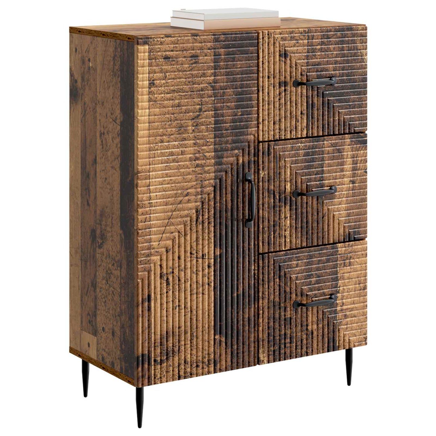 vidaXL Sideboard Old Wood 66 x 34.5 x 89.5 cm Engineered Wood