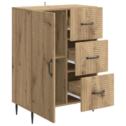 vidaXL Sideboard Artisan Oak 66 x 34.5 x 89.5 cm Engineered Wood