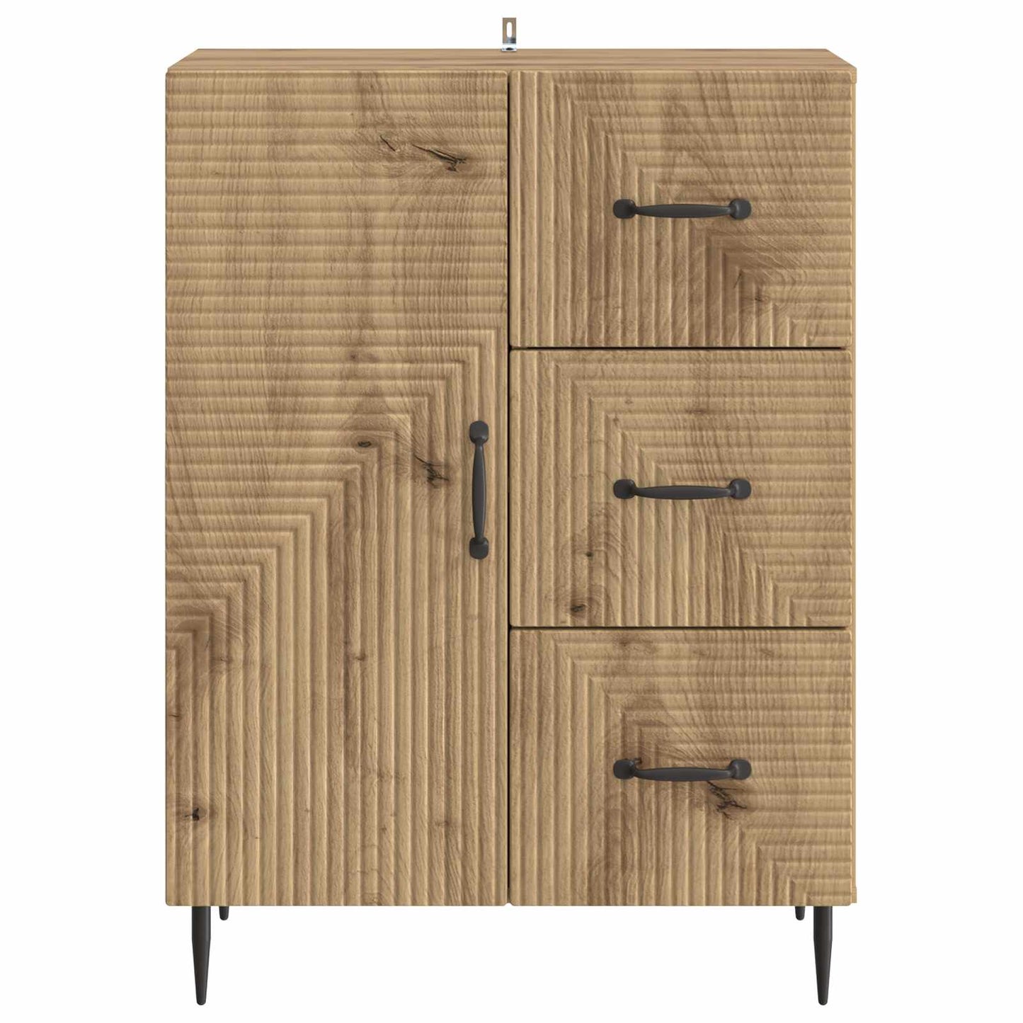 vidaXL Sideboard Artisan Oak 66 x 34.5 x 89.5 cm Engineered Wood