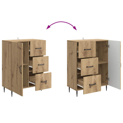 vidaXL Sideboard Artisan Oak 66 x 34.5 x 89.5 cm Engineered Wood