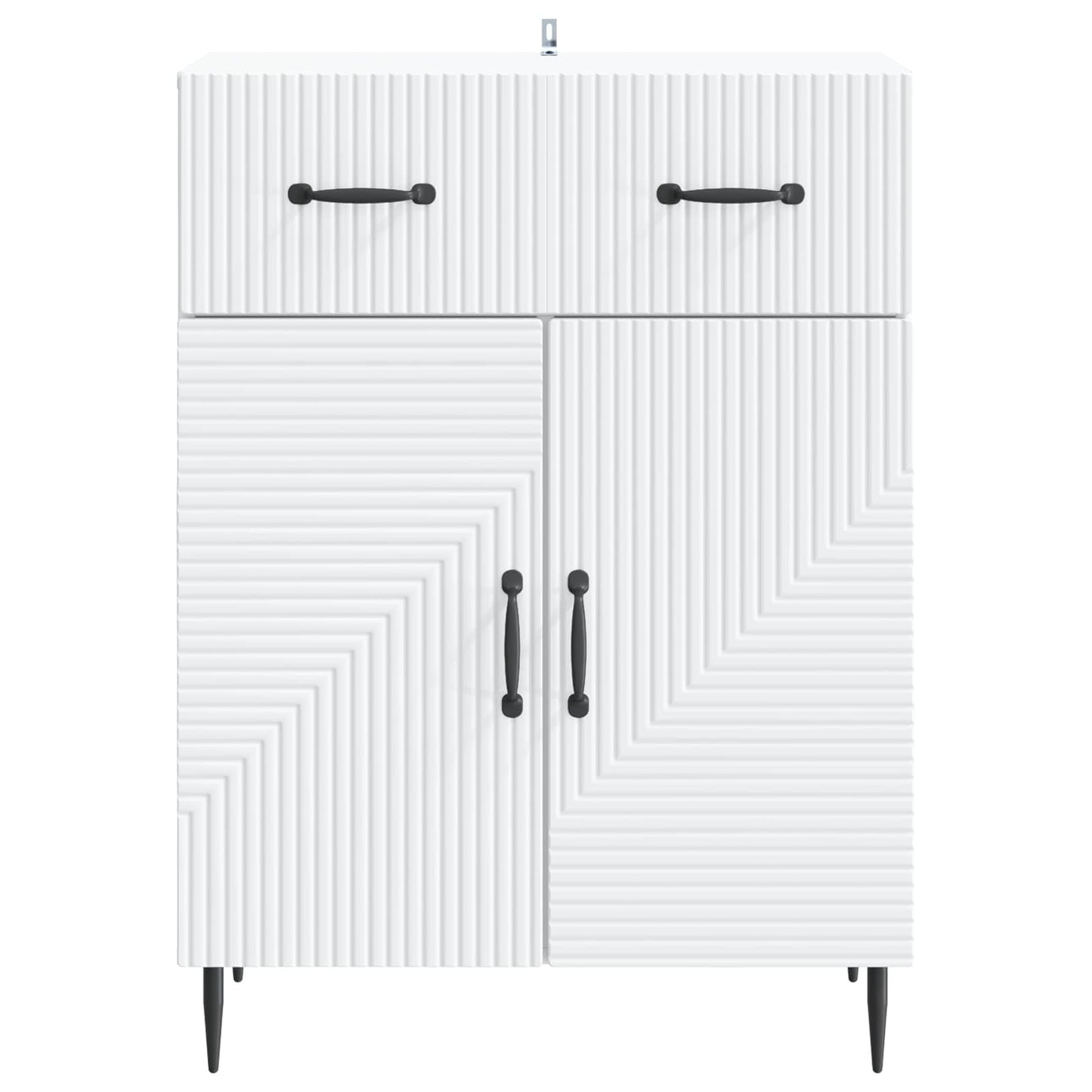 vidaXL Sideboard White 66 x 34.5 x 89.5 cm Engineered Wood