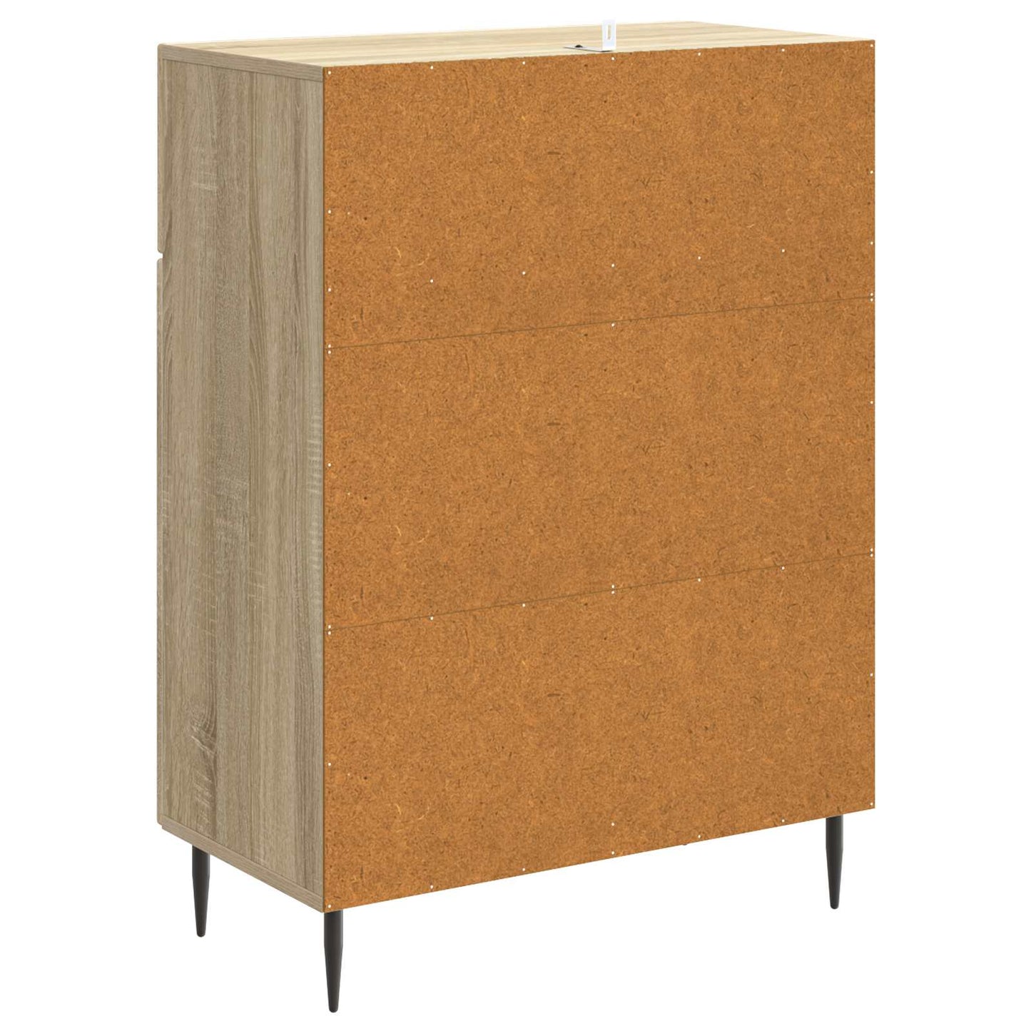 vidaXL Sideboard Sonoma Oak 66 x 34.5 x 89.5 cm Engineered Wood