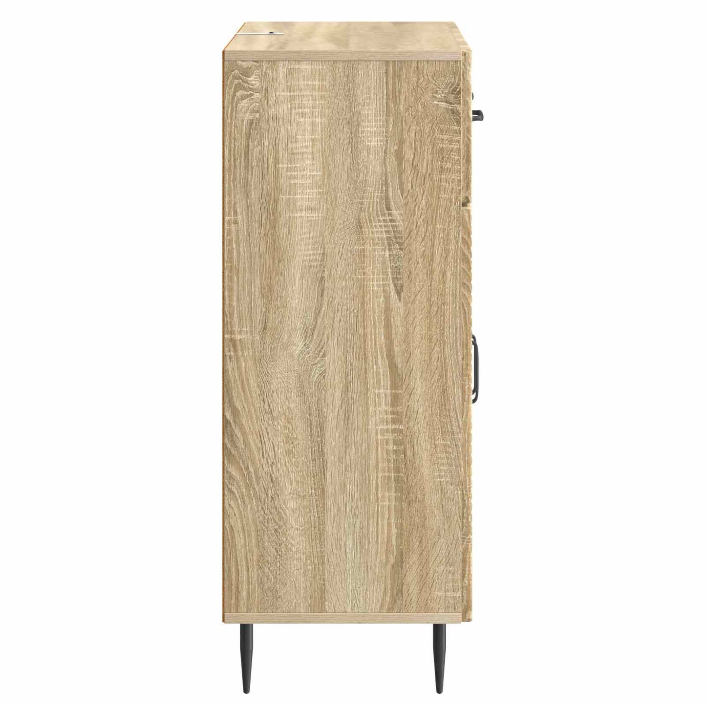 vidaXL Sideboard Sonoma Oak 66 x 34.5 x 89.5 cm Engineered Wood