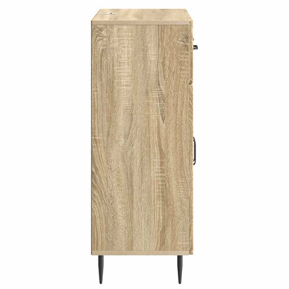 vidaXL Sideboard Sonoma Oak 66 x 34.5 x 89.5 cm Engineered Wood
