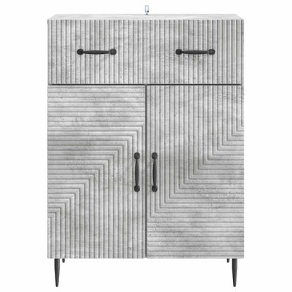 vidaXL Sideboard Concrete Grey 66 x 34.5 x 89.5 cm Engineered Wood