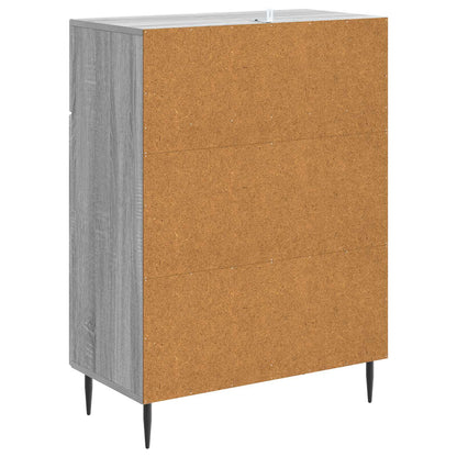 vidaXL Sideboard Grey Sonoma 66 x 34.5 x 89.5 cm Engineered Wood