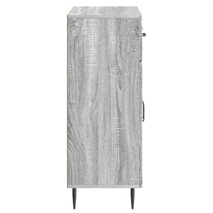 vidaXL Sideboard Grey Sonoma 66 x 34.5 x 89.5 cm Engineered Wood