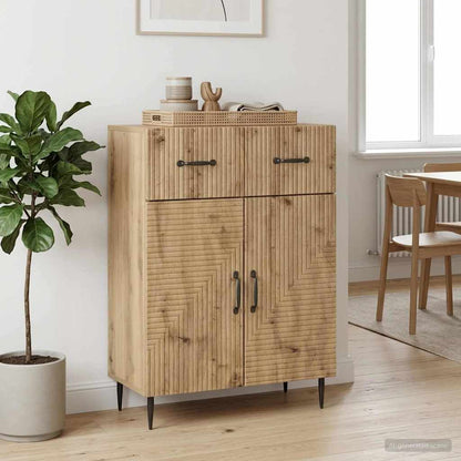 vidaXL Sideboard Artisan Oak 66 x 34.5 x 89.5 cm Engineered Wood