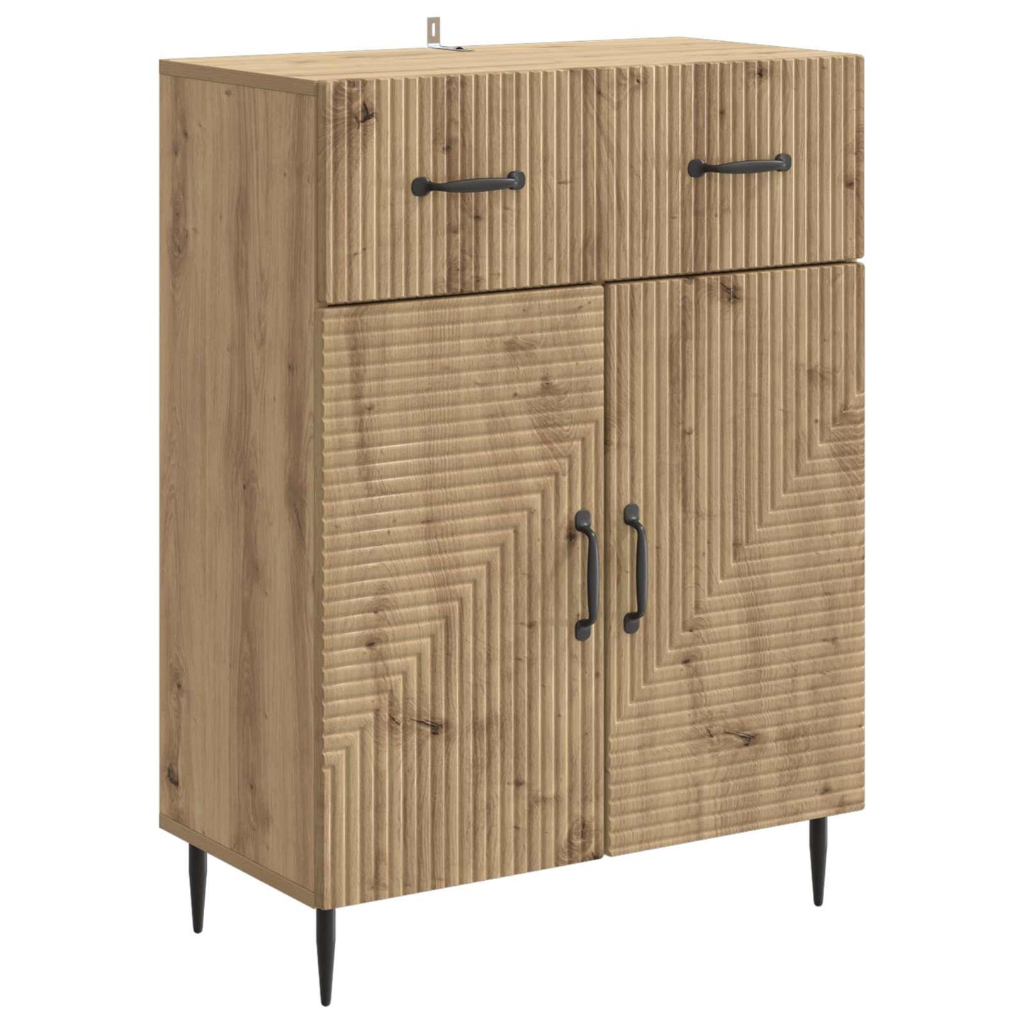 vidaXL Sideboard Artisan Oak 66 x 34.5 x 89.5 cm Engineered Wood