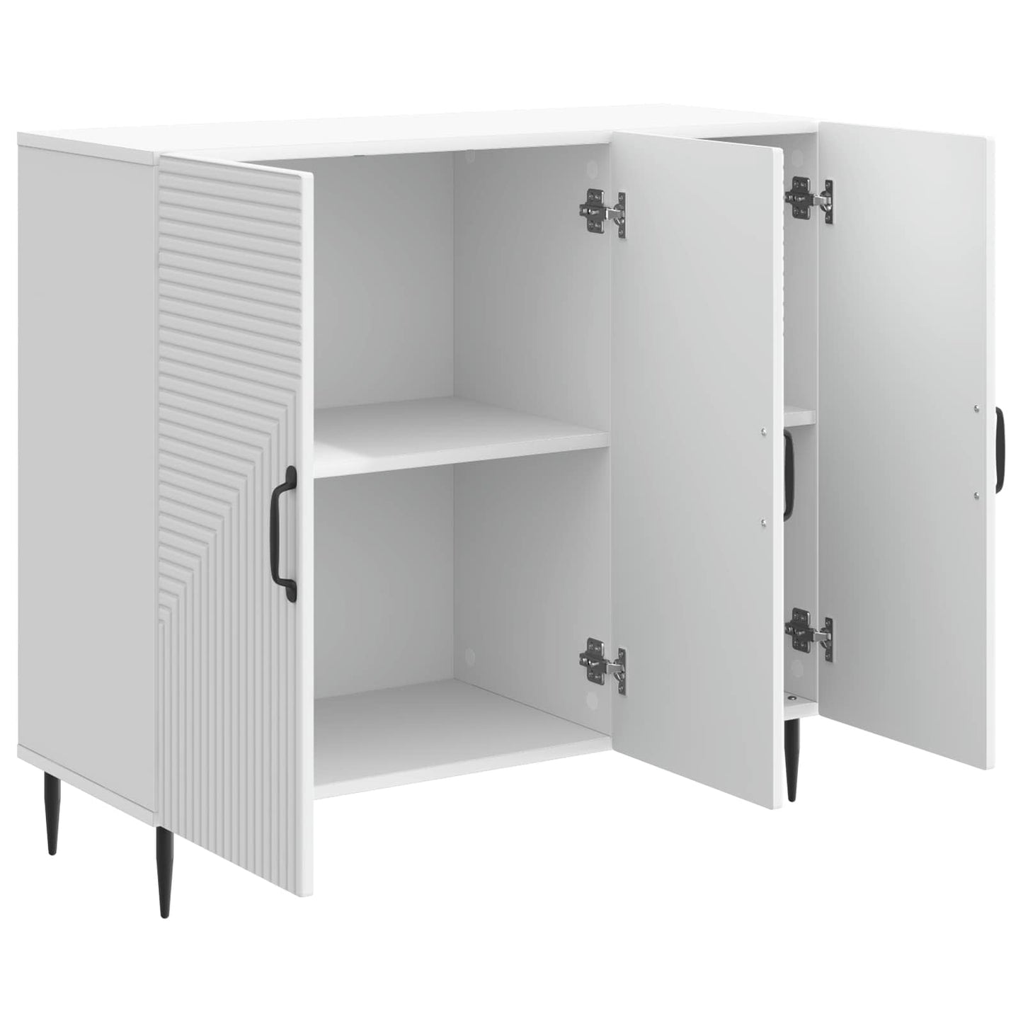 vidaXL Sideboard White 89 x 34.5 x 80 cm Engineered Wood