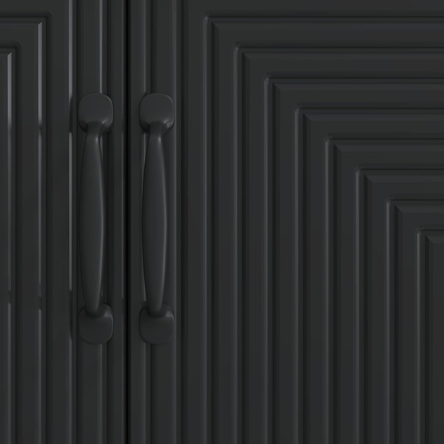 vidaXL Sideboard Black 89 x 34.5 x 80 cm Engineered Wood