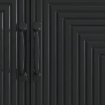 vidaXL Sideboard Black 89 x 34.5 x 80 cm Engineered Wood