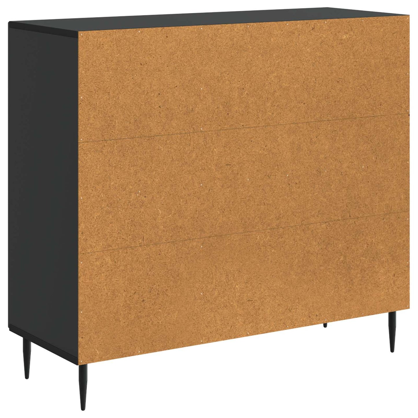 vidaXL Sideboard Black 89 x 34.5 x 80 cm Engineered Wood