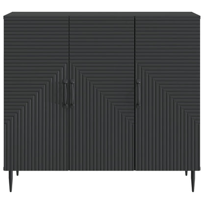 vidaXL Sideboard Black 89 x 34.5 x 80 cm Engineered Wood