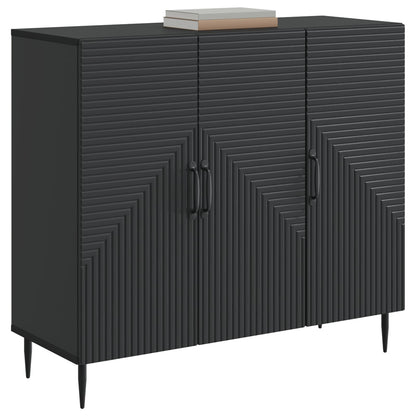 vidaXL Sideboard Black 89 x 34.5 x 80 cm Engineered Wood