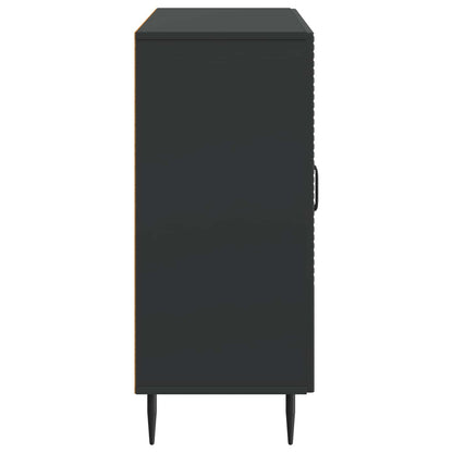 vidaXL Sideboard Black 89 x 34.5 x 80 cm Engineered Wood