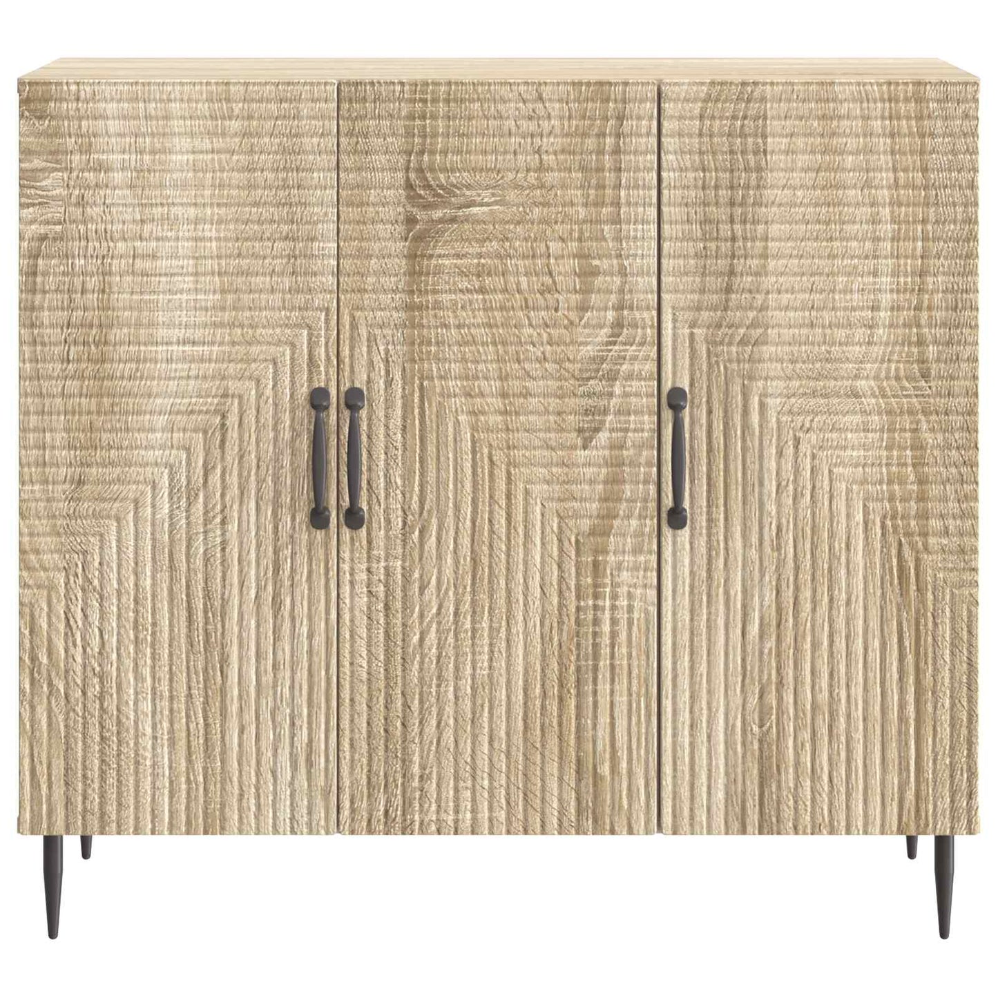 vidaXL Sideboard Sonoma Oak 89 x 34.5 x 80 cm Engineered Wood