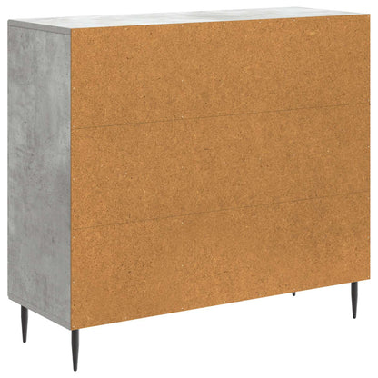 vidaXL Sideboard Concrete Grey 89 x 34.5 x 80 cm Engineered Wood
