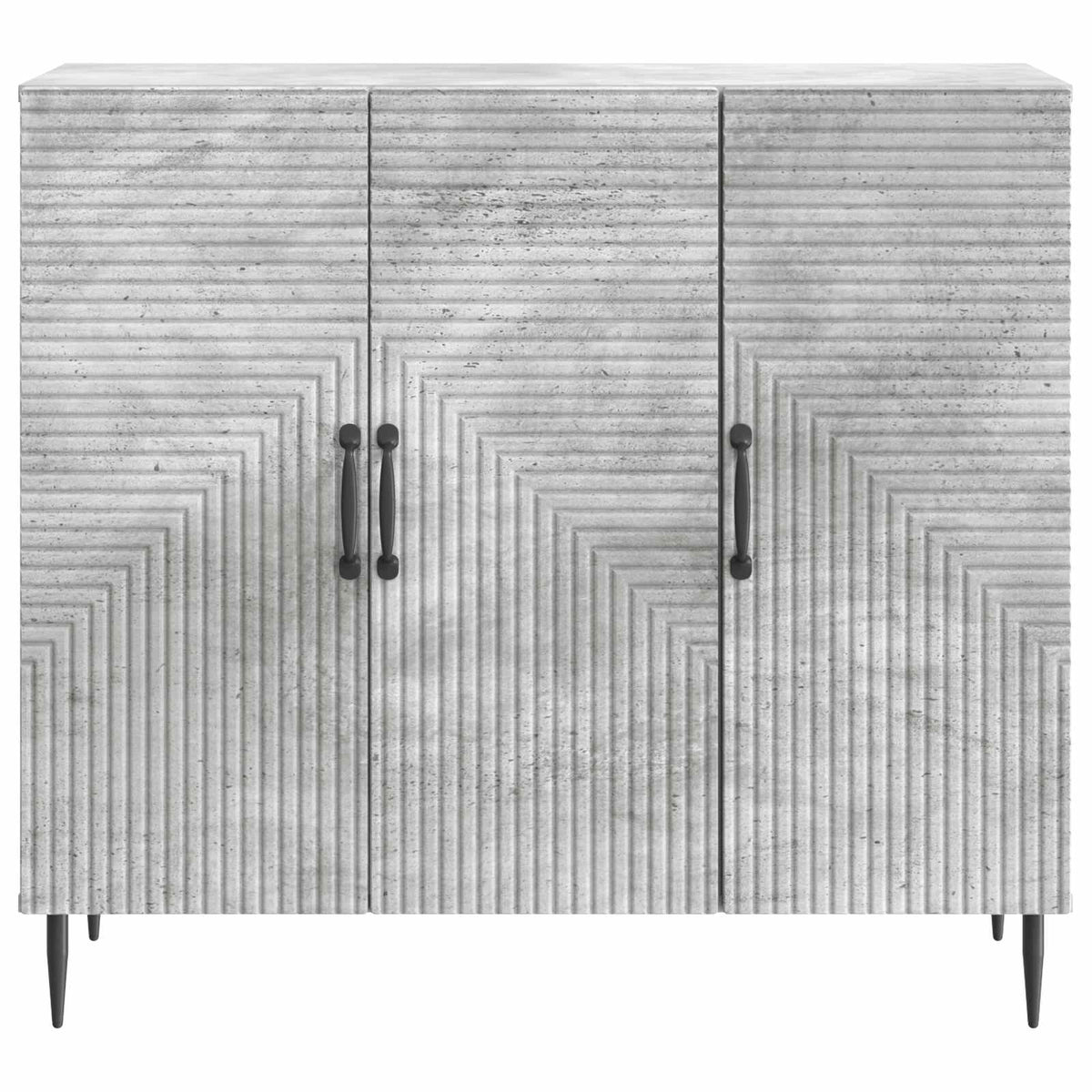 vidaXL Sideboard Concrete Grey 89 x 34.5 x 80 cm Engineered Wood