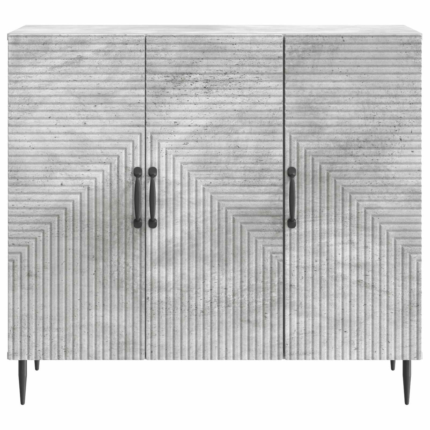 vidaXL Sideboard Concrete Grey 89 x 34.5 x 80 cm Engineered Wood