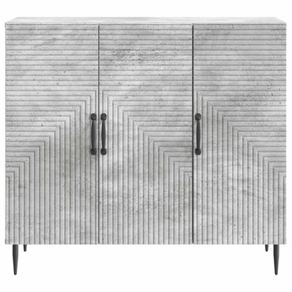 vidaXL Sideboard Concrete Grey 89 x 34.5 x 80 cm Engineered Wood