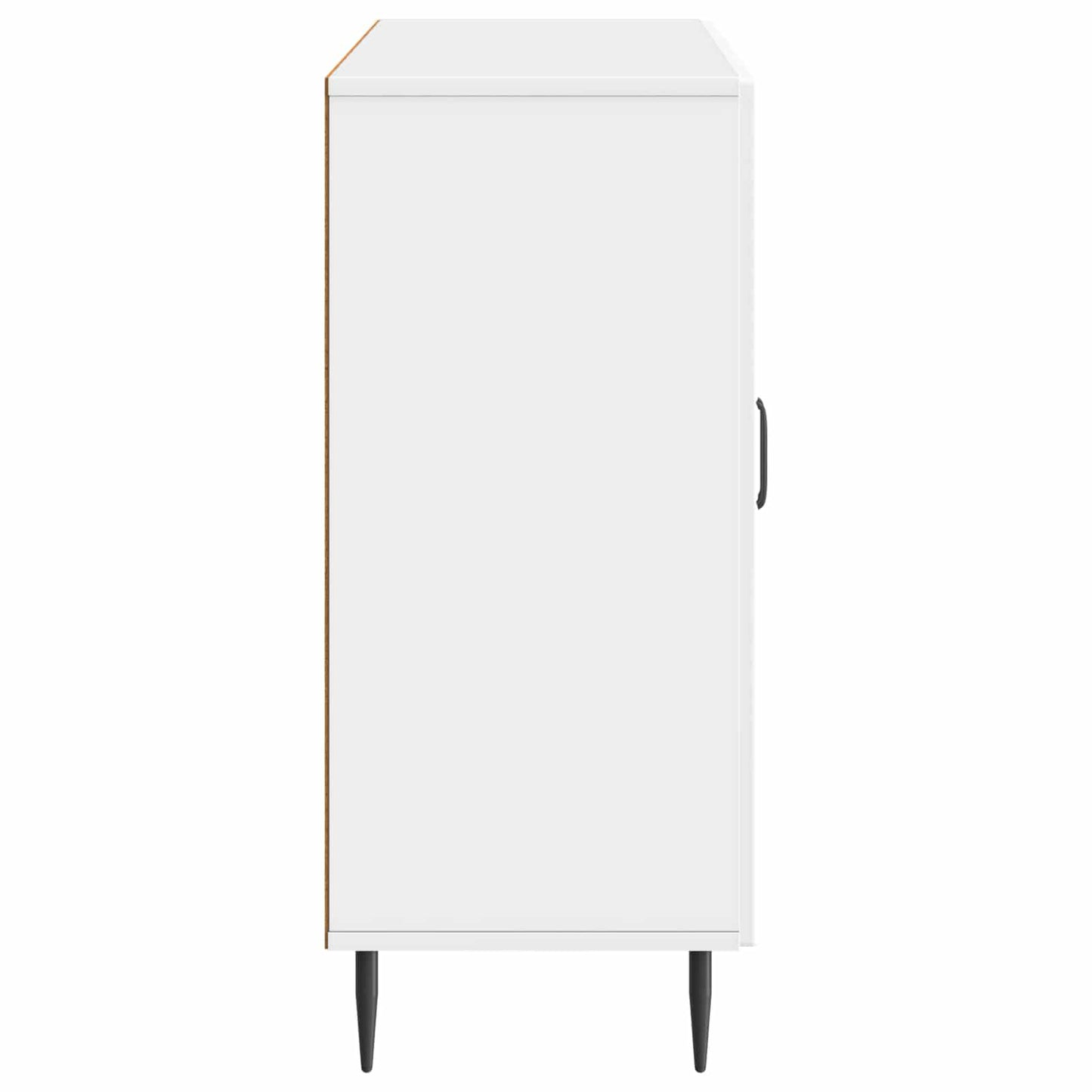 vidaXL Sideboard High Gloss White 89 x 34.5 x 80 cm Engineered Wood