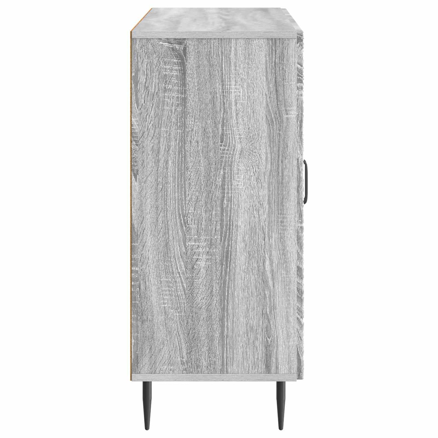vidaXL Sideboard Grey Sonoma 89 x 34.5 x 80 cm Engineered Wood