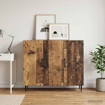 vidaXL Sideboard Old Wood 89 x 34.5 x 80 cm Engineered Wood