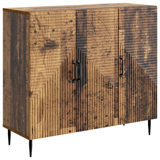 vidaXL Sideboard Old Wood 89 x 34.5 x 80 cm Engineered Wood