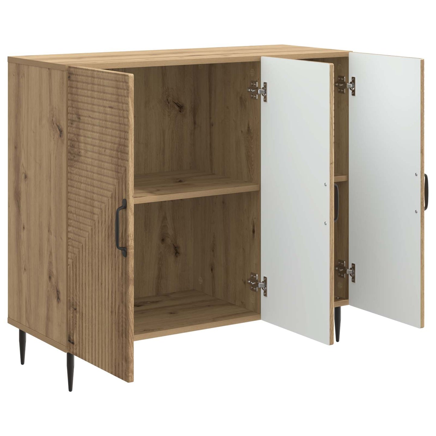 vidaXL Sideboard Artisan Oak 89 x 34.5 x 80 cm Engineered Wood