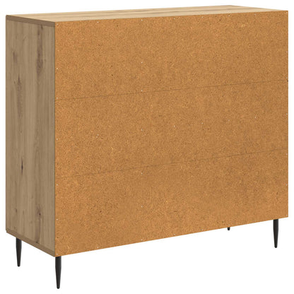 vidaXL Sideboard Artisan Oak 89 x 34.5 x 80 cm Engineered Wood