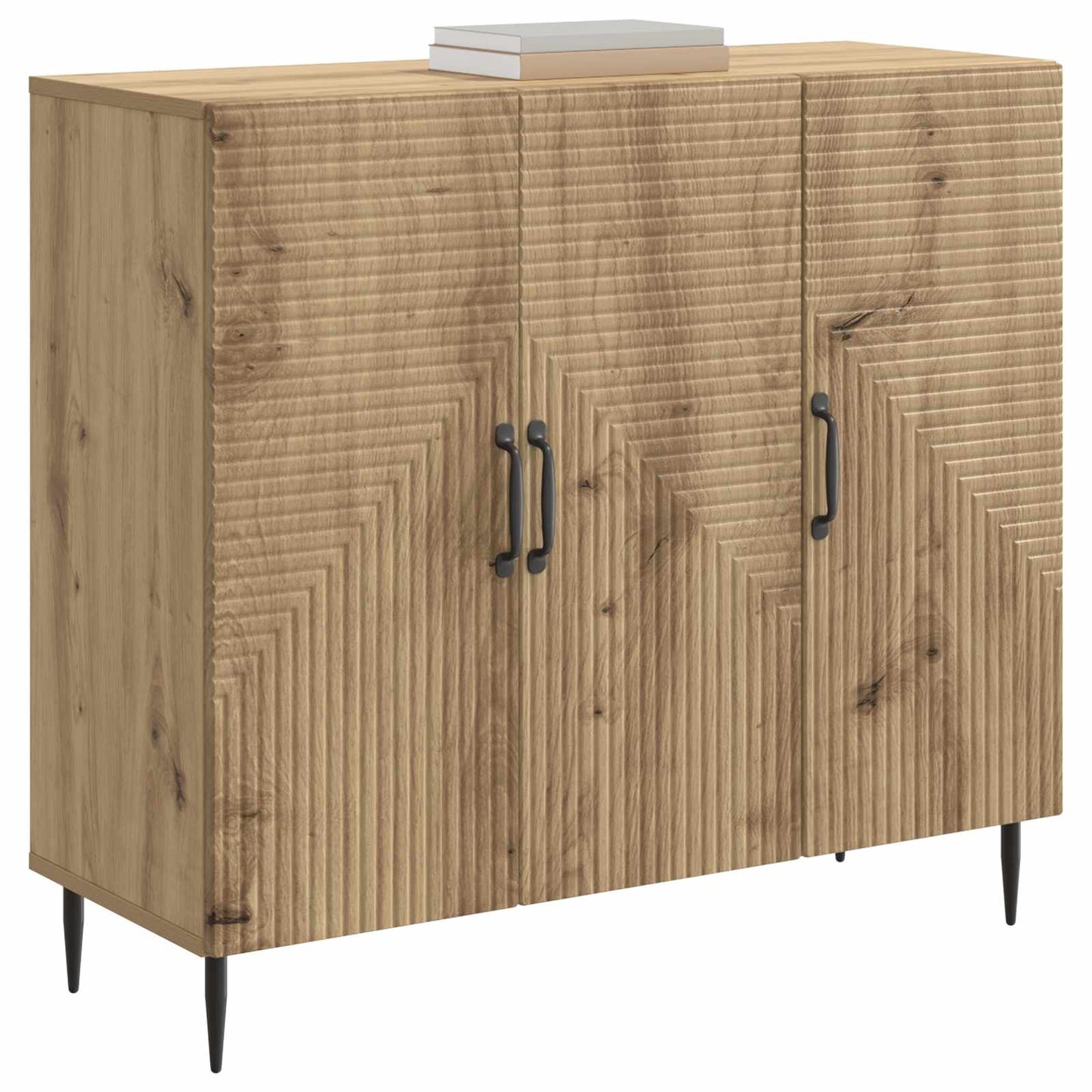 vidaXL Sideboard Artisan Oak 89 x 34.5 x 80 cm Engineered Wood