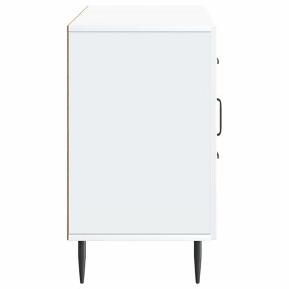 vidaXL Sideboard with Drawer White 89 x 34.5 x 60 cm Engineered Wood
