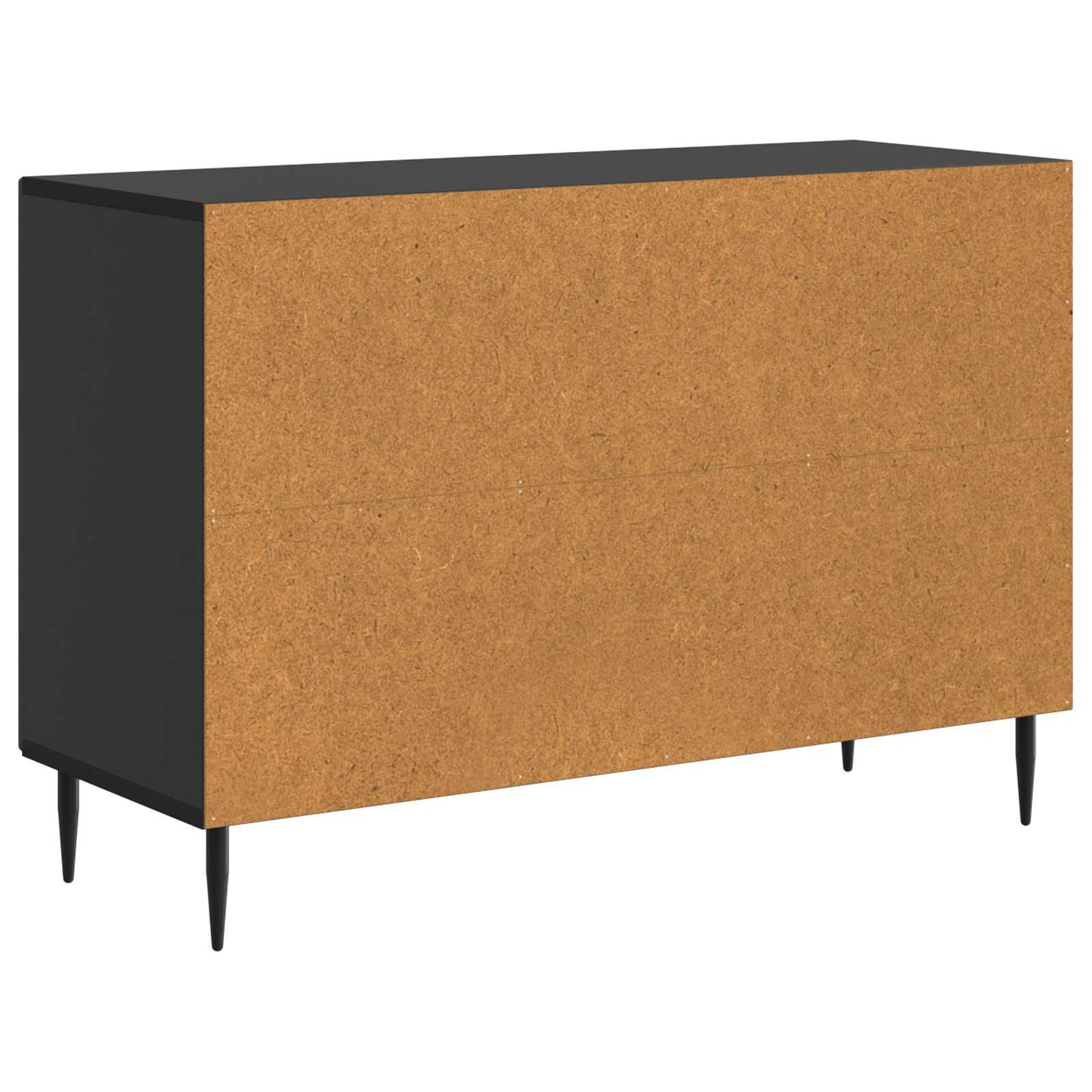 vidaXL Sideboard with Drawer Black 89 x 34.5 x 60 cm Engineered Wood