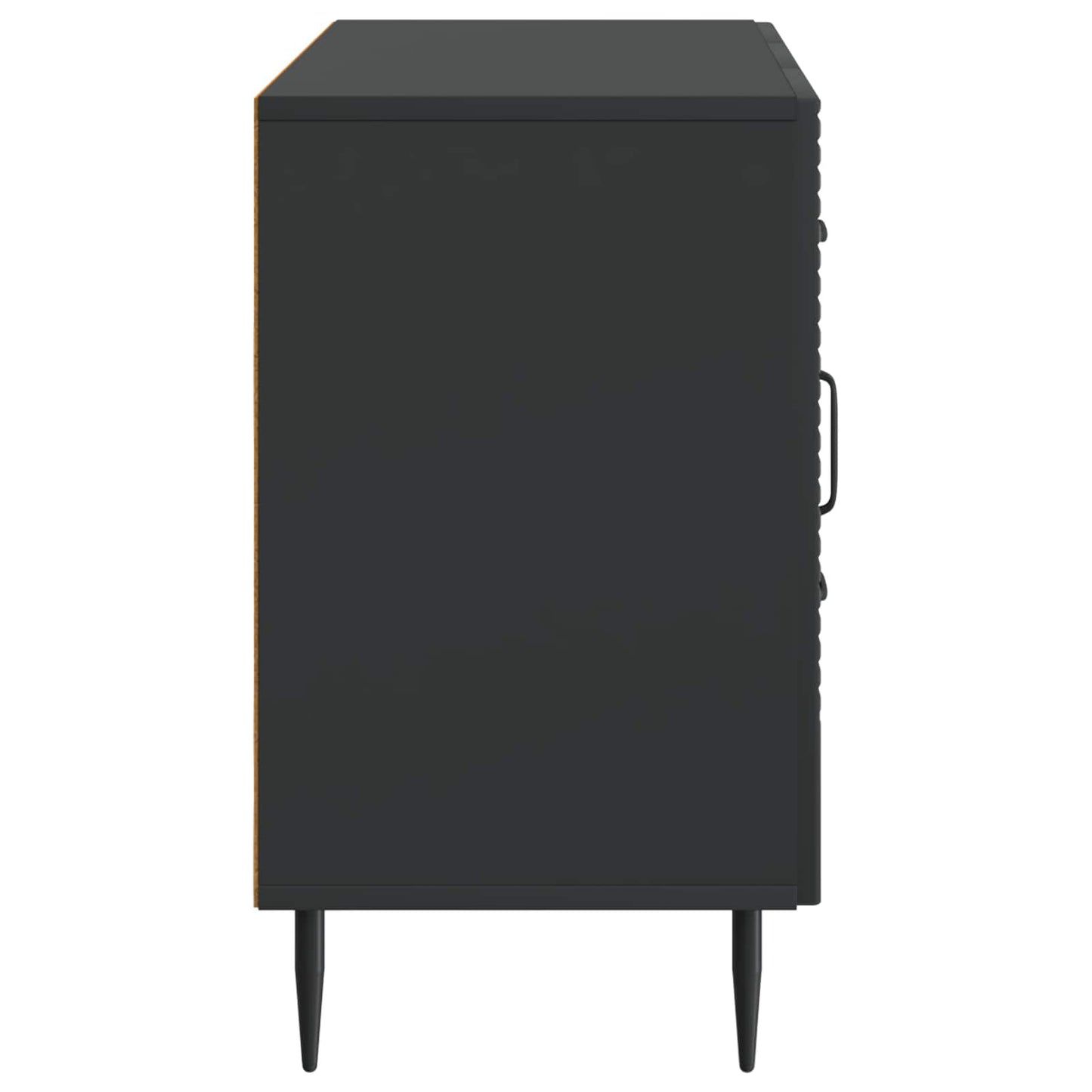 vidaXL Sideboard with Drawer Black 89 x 34.5 x 60 cm Engineered Wood