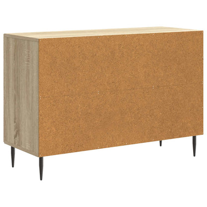 vidaXL Sideboard Sonoma Oak 89 x 34.5 x 60 cm Engineered Wood