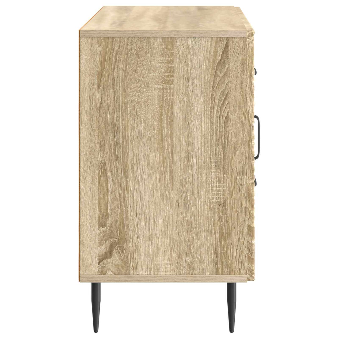 vidaXL Sideboard Sonoma Oak 89 x 34.5 x 60 cm Engineered Wood