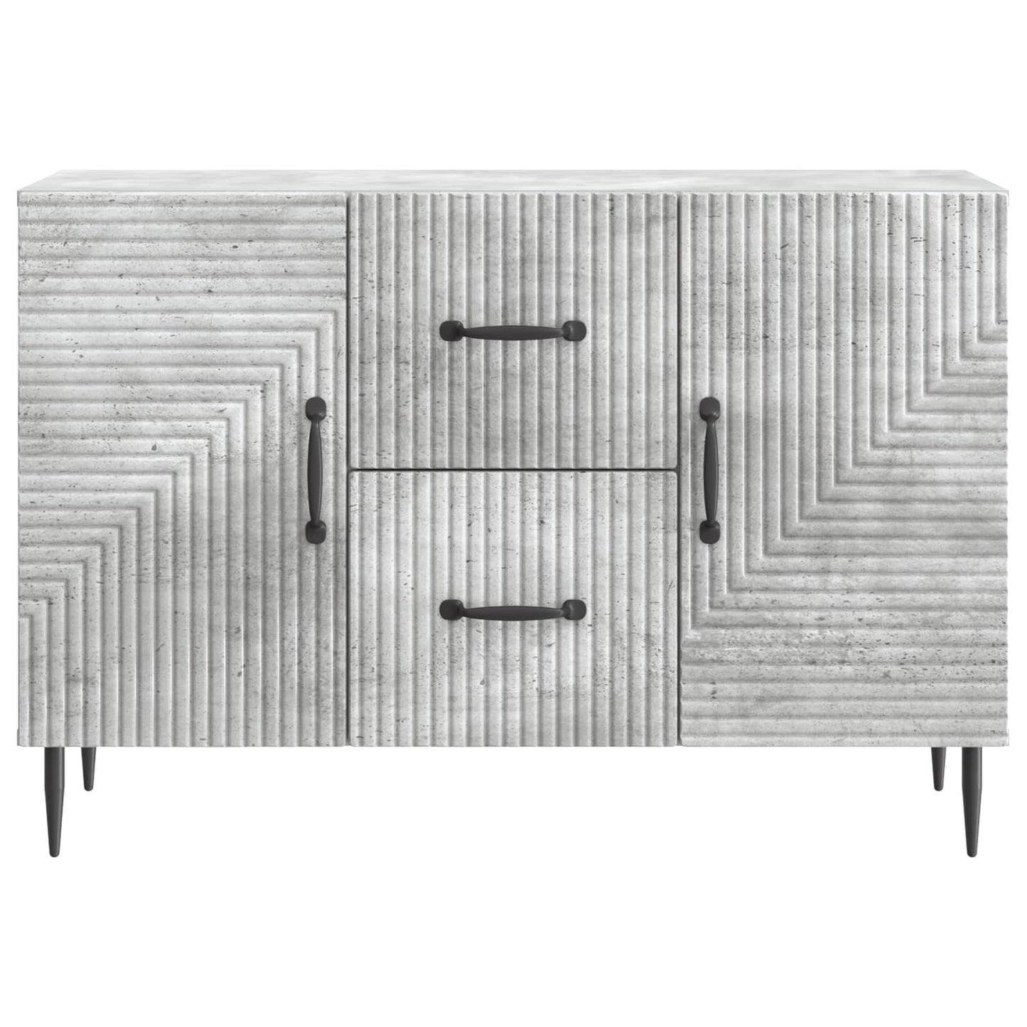 vidaXL Sideboard Concrete Grey 89 x 34.5 x 60 cm Engineered Wood