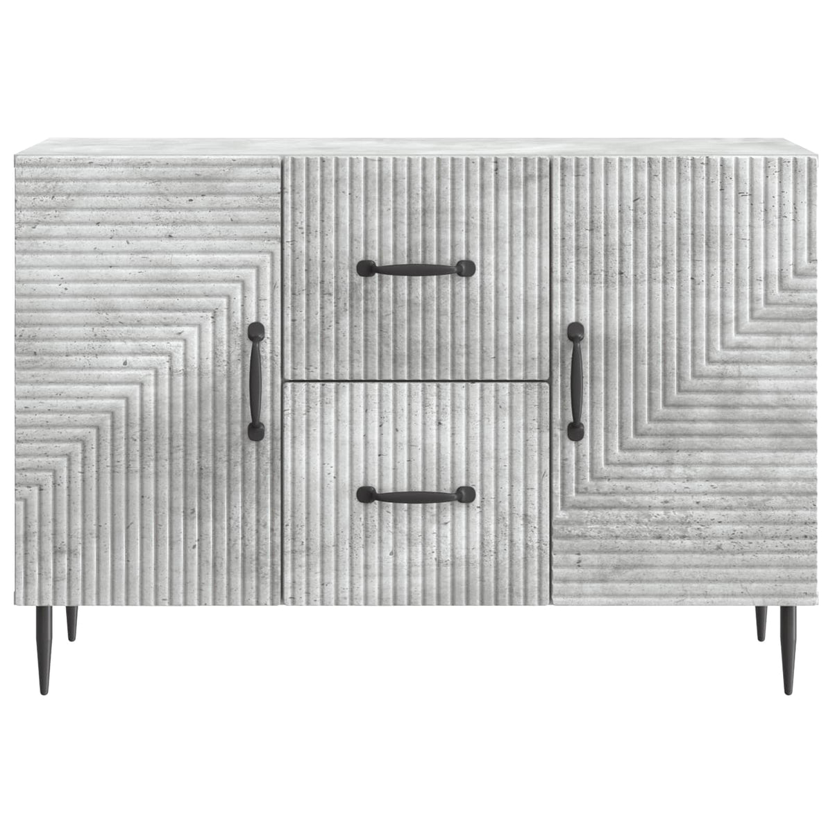 vidaXL Sideboard Concrete Grey 89 x 34.5 x 60 cm Engineered Wood