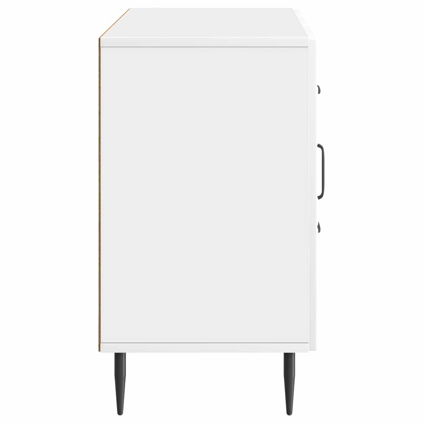 vidaXL Sideboard High Gloss White 89 x 34.5 x 60 cm Engineered Wood